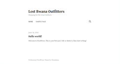 Desktop Screenshot of lostbwana.com